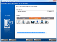 Free Easy iPod/iPad/iPhone/PSP Converter screenshot